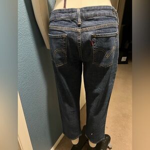 Levi's 547 Ankle Dark Blue Skinny Leg Women's Jeans